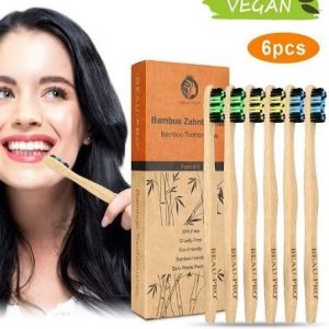 Cepillo de dientes de bambú vegano
