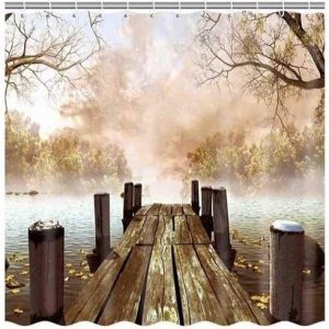 Cortinas de ducha de otoño